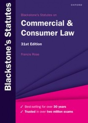 Blackstone's Statutes on Commercial and Consumer Law (31ed)