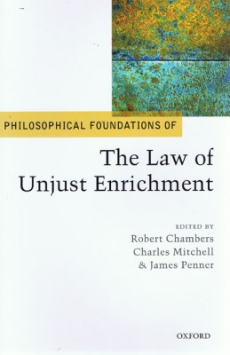 Philosophical Foundations of the Law of Unjust Enrichment 