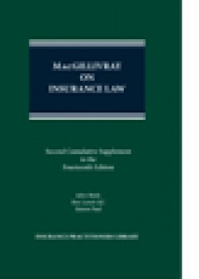 MacGillivray on Insurance Law (14ed) 2nd Supplement 