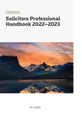 Greens Solicitors Professional Handbook 2022-2023
