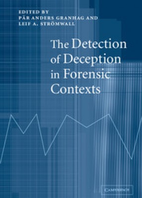 The Detection of Deception in Forensic Contexts 