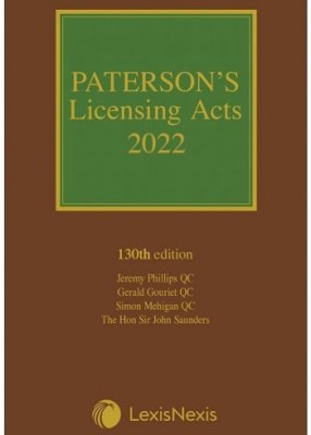 Paterson's Licensing Acts 2022 + CD-ROM 