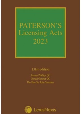 Paterson's Licensing Acts 2023 + CD-ROM 