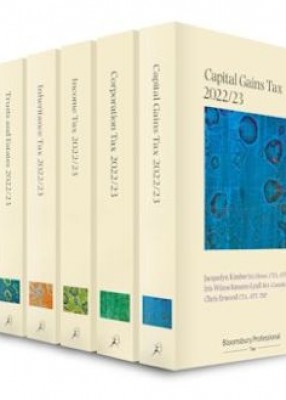 Bloomsbury Professional Tax Annuals Full Set 2022-2023 (Capital Gains, Corporation, Income, Inheritance, Trusts & Estates, VAT)